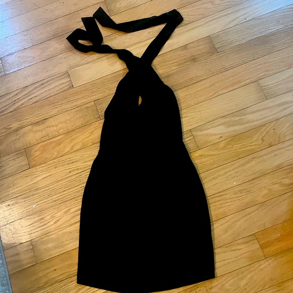 Little black halter dress - Picture 1 of 3